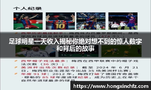足球明星一天收入揭秘你绝对想不到的惊人数字和背后的故事